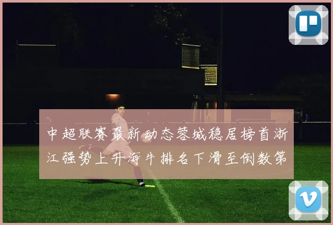 中超联赛最新动态蓉城稳居榜首浙江强势上升海牛排名下滑至倒数第三